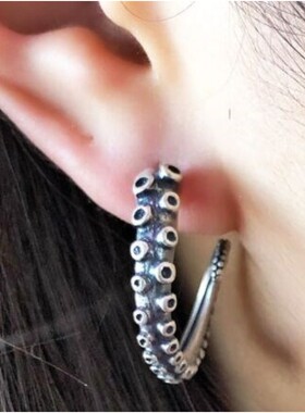Regalrock Gothic Octopus Tentacles Stud Punk Tails Boho Cut