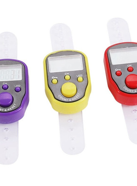 Stitch Marker Row Hand Tally Finger Counter LCD Electric Dig
