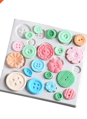 Aouke Button silicone mold  fondant cake mold chocolate f