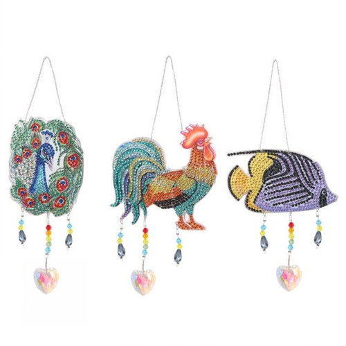 5D DIY Diamond Painting Prisms Crystal Hanging Rainbow Chase