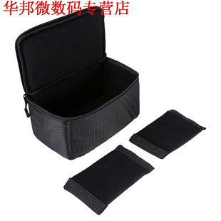Black DSLR Partition Padded Bag Insert Case Divider built-in