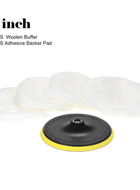 5PCS Car Polishing Wool Buffers Waxing Buffing grinding Kit