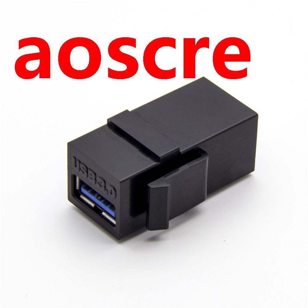 USB .0 A Female to A Female Extension Keystone Jack Coupler