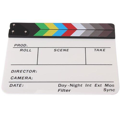 Director Video Scene Clapperboard Clapper Board Acrylic Dry