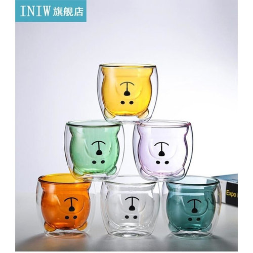 Be Glass Mugs Heat-resistant Double Wall Double-layer Coff