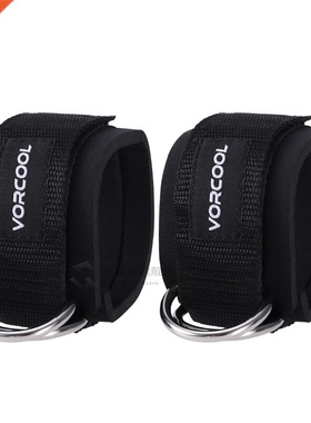 2pcs Sport Ankle raps Padded D-ring Ankle Cuffs for Gym Wo