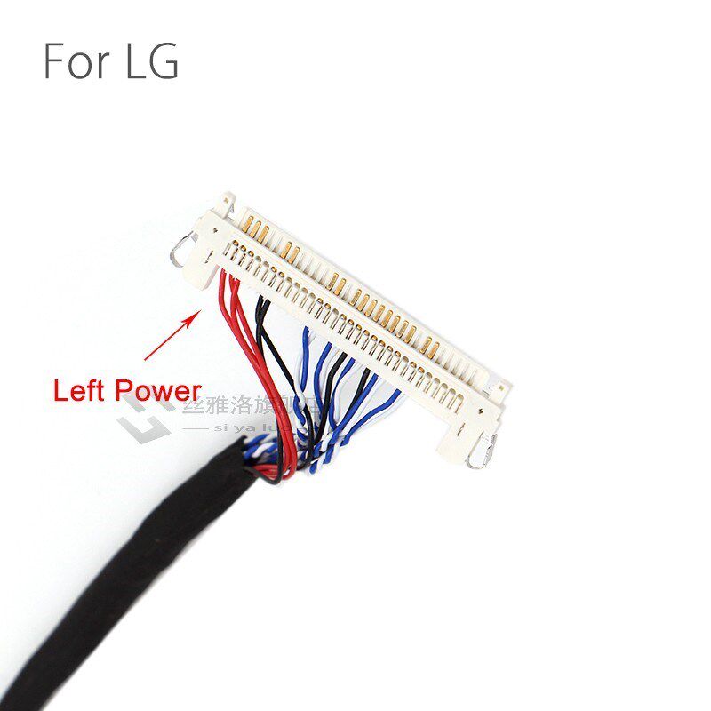400mm LVDS Cable FIX-30P-D8 1ch 8-bit 30 pins 30pin single 8