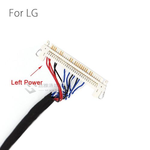 400mm LVDS Cable FIX-30P-D8 1ch 8-bit 30 pins 30pin single 8