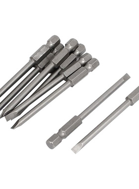 1/4inch Hex Shank 4.0mm Tip Width Slotted Screwdriver Bits 1