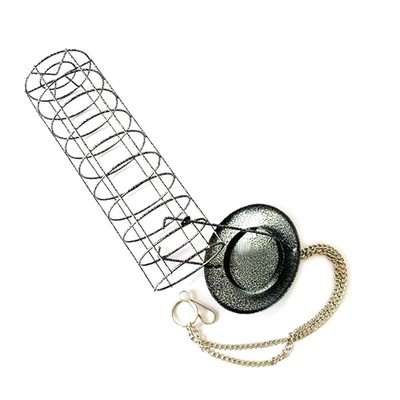 Chicken Feeder Basket Vegetable Fruit Veggie Hanging Coop He
