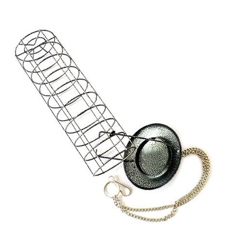Chicken Feeder Basket Vegetable Fruit Veggie Hanging Coop He