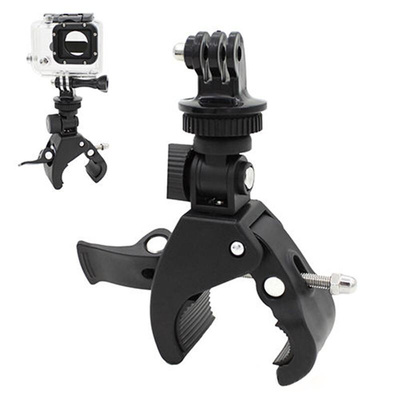 Delicate Reusable Handlebar Clamp Roll Bar Mount+Tripod Adap