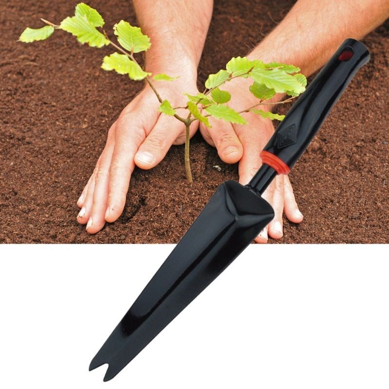 Portable Double Pointed Garden Weeder Shovel Spade Multipurp