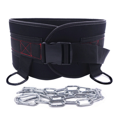 Gym Weight lifting Belt with Chain Weights for Crossfit