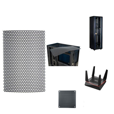 Dust Filter Computer Fan Filter Cooler PVC Black Dustproof C