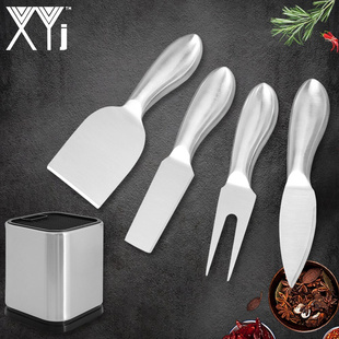 Kitchen Accessory 4Pcs/Set Stainless Steel Cheese Knives Set