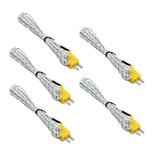 5Pcs K Type Thermocouple Temperature Probe Sensor Temperatur