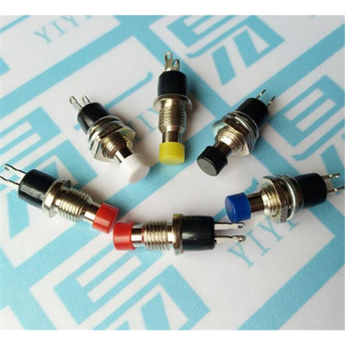 7mm Thre Multicolor 2 Pins Momentary Push Button Switch Ra
