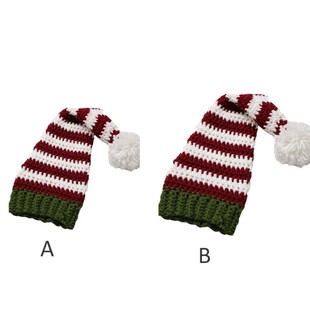 Parent-child Knitted Hat Xmas Striped Beanie Hat Woolen Hat