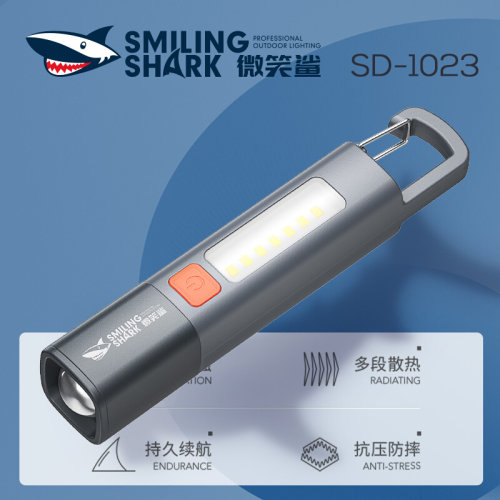 USB Super bright long range rechargeable flashlight