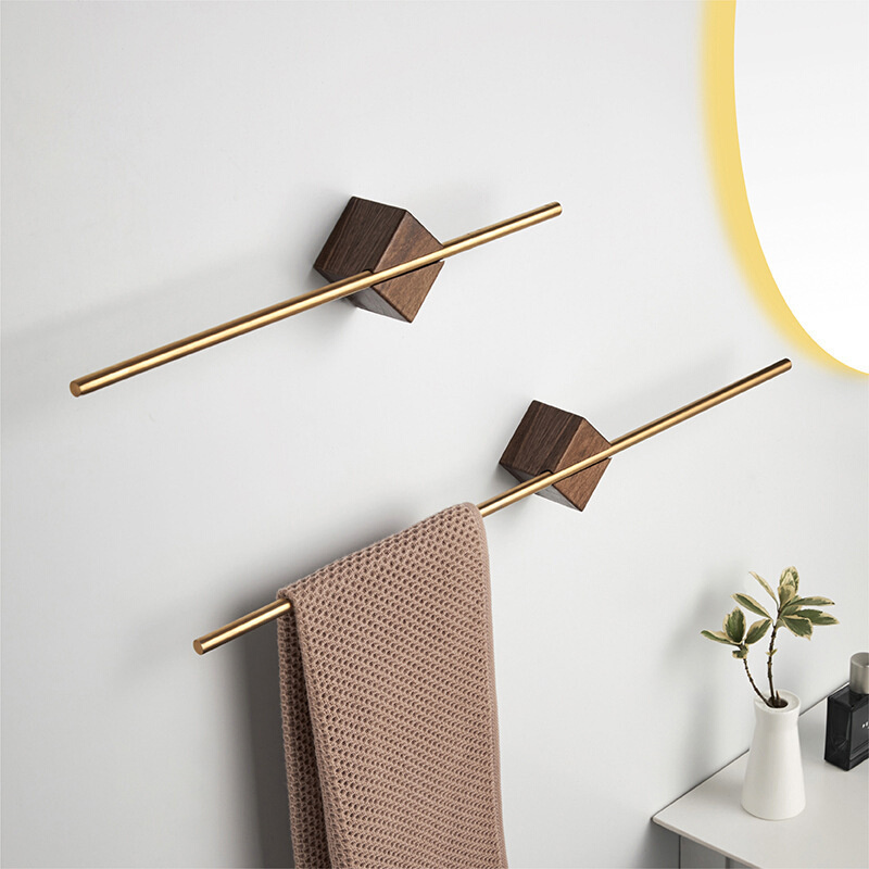 Towel rack single rod non-perforated hanging毛巾架单杆1跨境