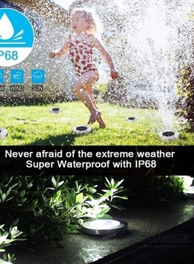 Floor-Light Underground-Lights Garden-Path IP65 Solar 20LEDS