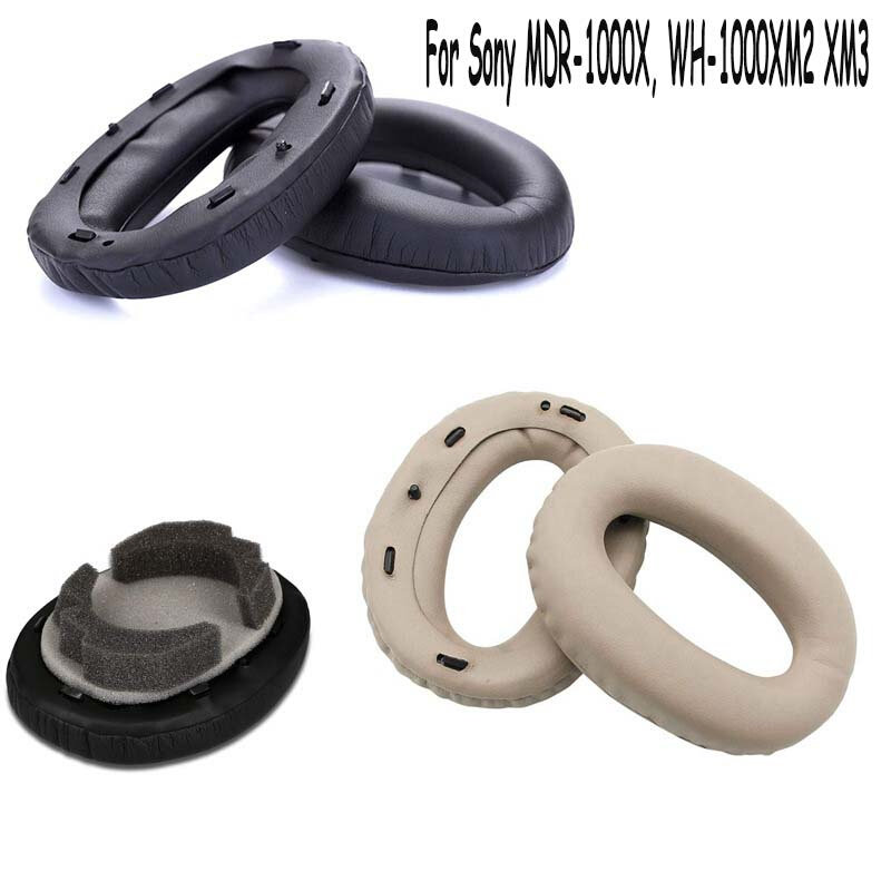 Headphone Ear pads Cushions for Sony MDR 1000X WH 1000XM3 W