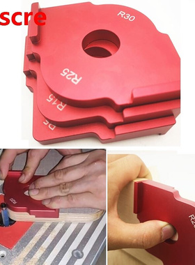 Quick-Jig Router Table Bit Corner Jig Templates Woodworking