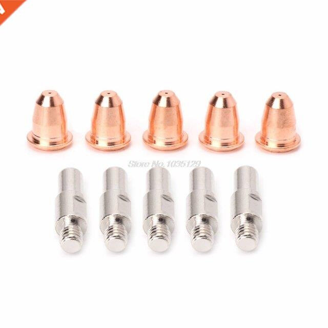 10Pcs/Set S45 Consumables Kit Electrode 0.8mm Nozzle Tip For