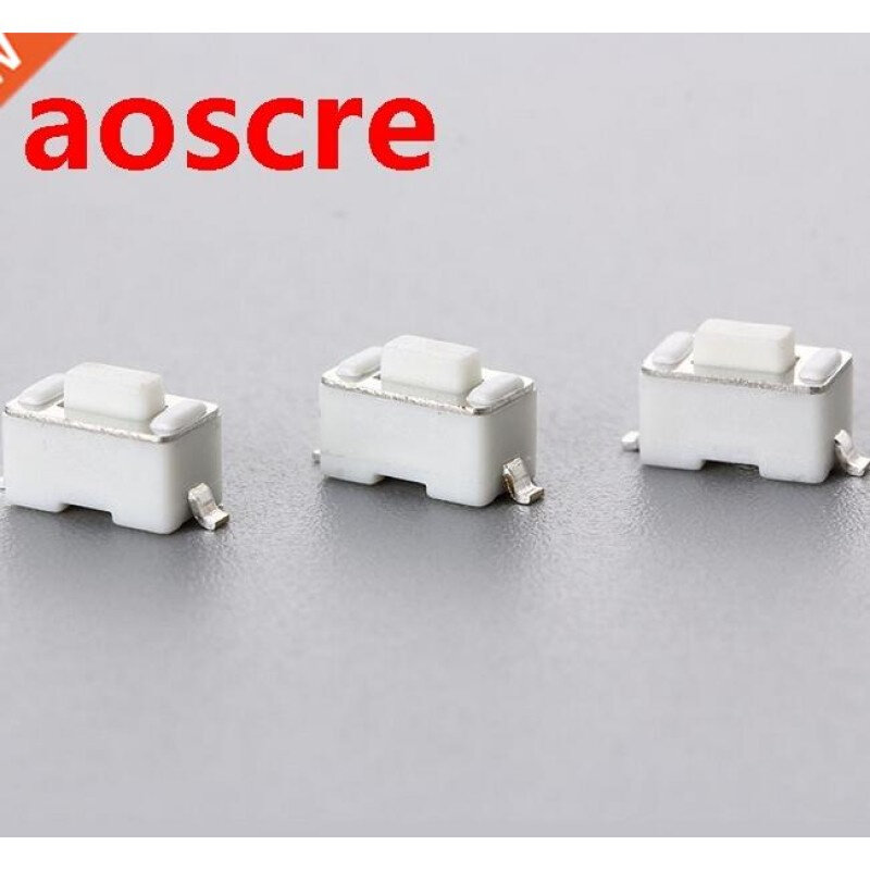 100Pcs SMD Tact Switch 3x6x4.3 mm connectors Push button 3*6