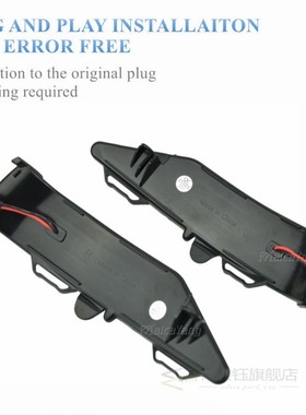 Dynamic Blinker LED Side Wing Flowing Turn Signal Light Side
