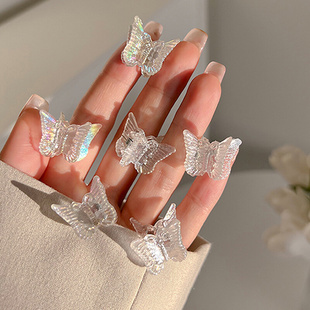 10Pcs Mini Hair Clip Claw Lady Girls Braided Butterfly Clip