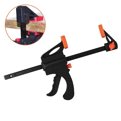ZLinKJ 1PCS 4 Inch Wood-Working Bar Clamp DIY Quick Ratchet