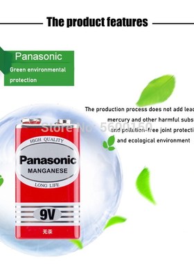 2Pcs  9V 6F22 Battery Super Heavy Duty Batteries Dry Batteri