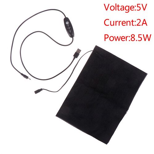1pc Washable Portable USB Electric Heating Pad 3 Gear Adjust