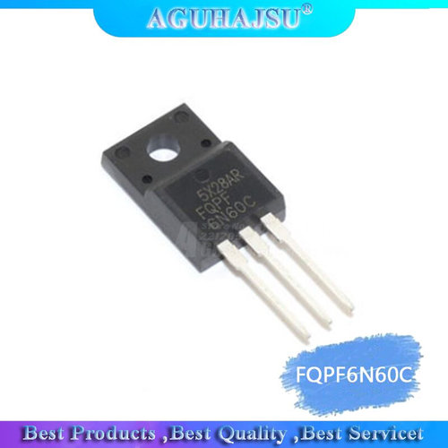 10PCS FQPF6N60C TO-220F 6N60C 6N60 TO220 FQPF6N60 new 700V6A