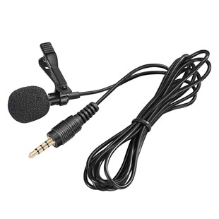 Mini Lavalier Mic Tie Clip Microphones Smart Phone Recording