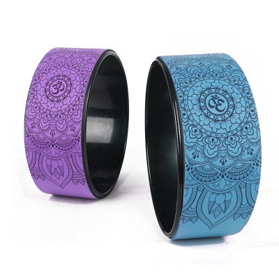 PU Rubber Yoga Wheel Fitness Gym Bodybuilding Gym Workout