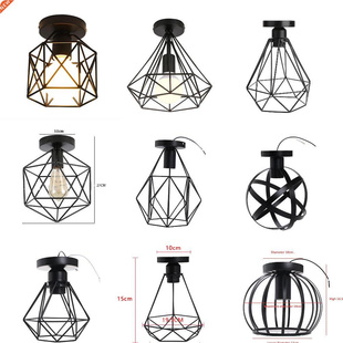 lampara techo Ceiling light E27 Metal Ceiling Lights Iron L