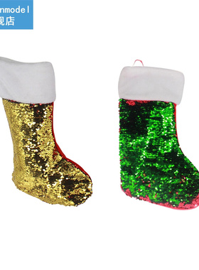 2pcs  Kids Christmas Stockings Classic Hotel Home Restaur