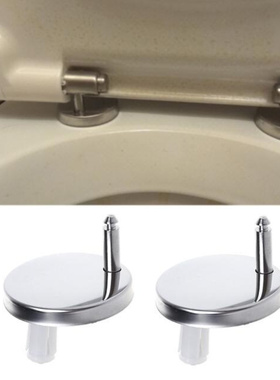 2Pcs Top Fix WC Toilet Seat Hinges Fittings Quick Release Co