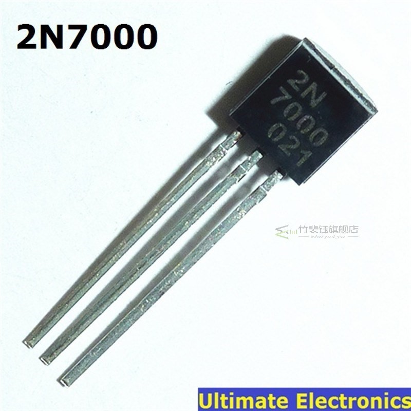 20pcs 2N7000 TO-92 N-Channel MOSFET Transistor