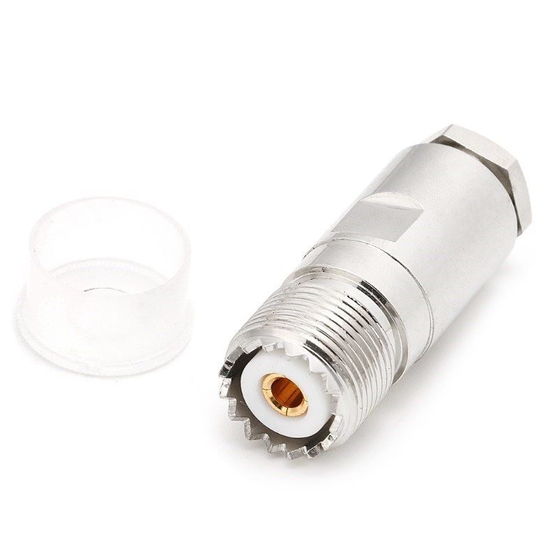 UHF SO239 PL259 Socket Female plug-in Clamp is suitable for