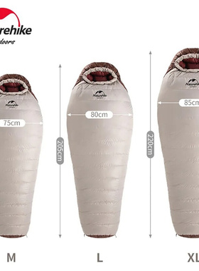 Naturehike Camping Sleeping Bag Winter SnowBird Duck Down