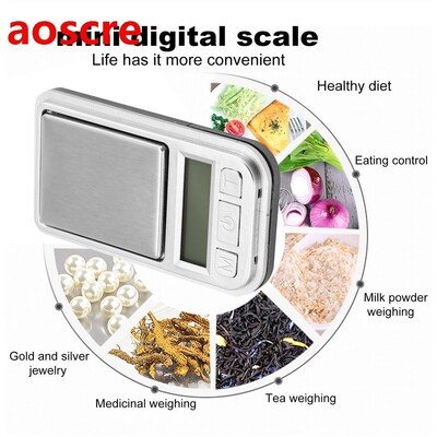 Mini Digital Pocket Scale 200g 0.01g Precision Weight Measur