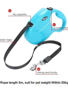 5M Colorful Retractable Dog Leash Extending Lead Dog Puppy C