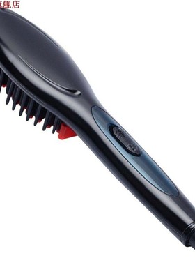 Digital Electric Hair Straightener Brush Comb Detangling Str