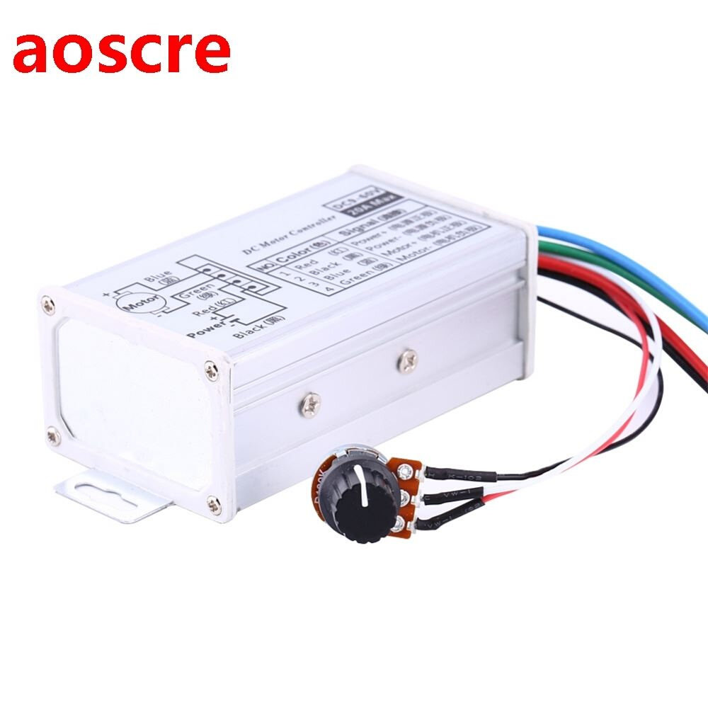 DC Motor Speed Controller Regulator 9V 12V 24V 48V 60V 20A D