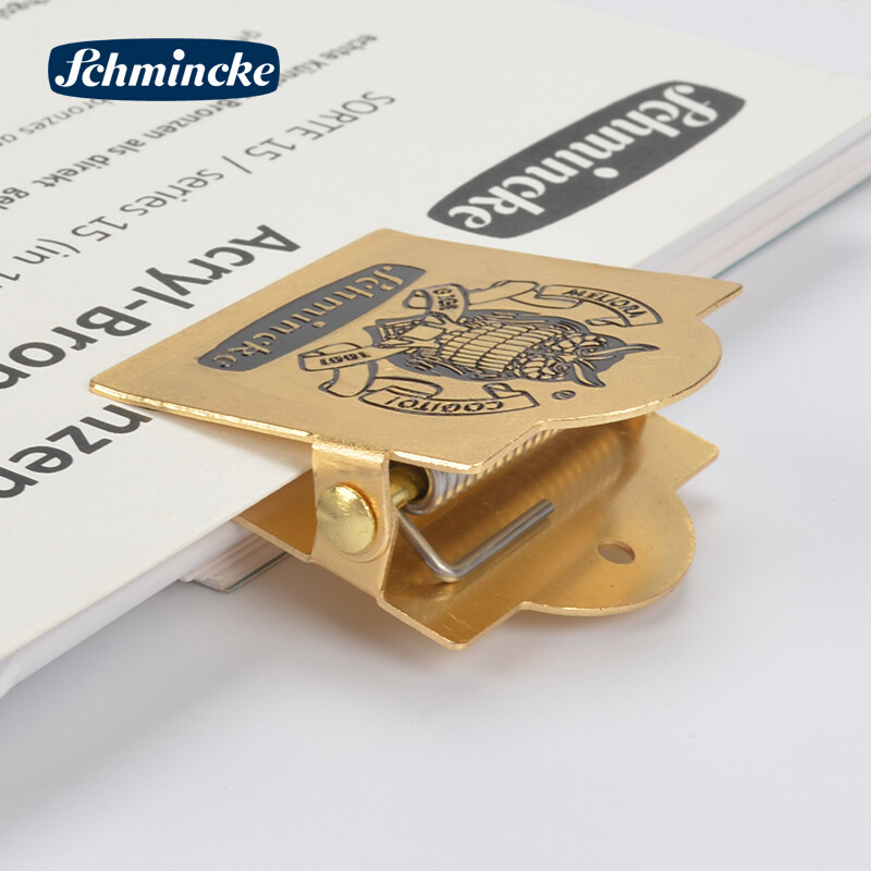 Schmincke Brass Paper Clips For Art Drawing Paper Book