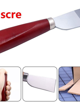 Leathercraft Knife - Leather Cutting Knife With Wooden Handl